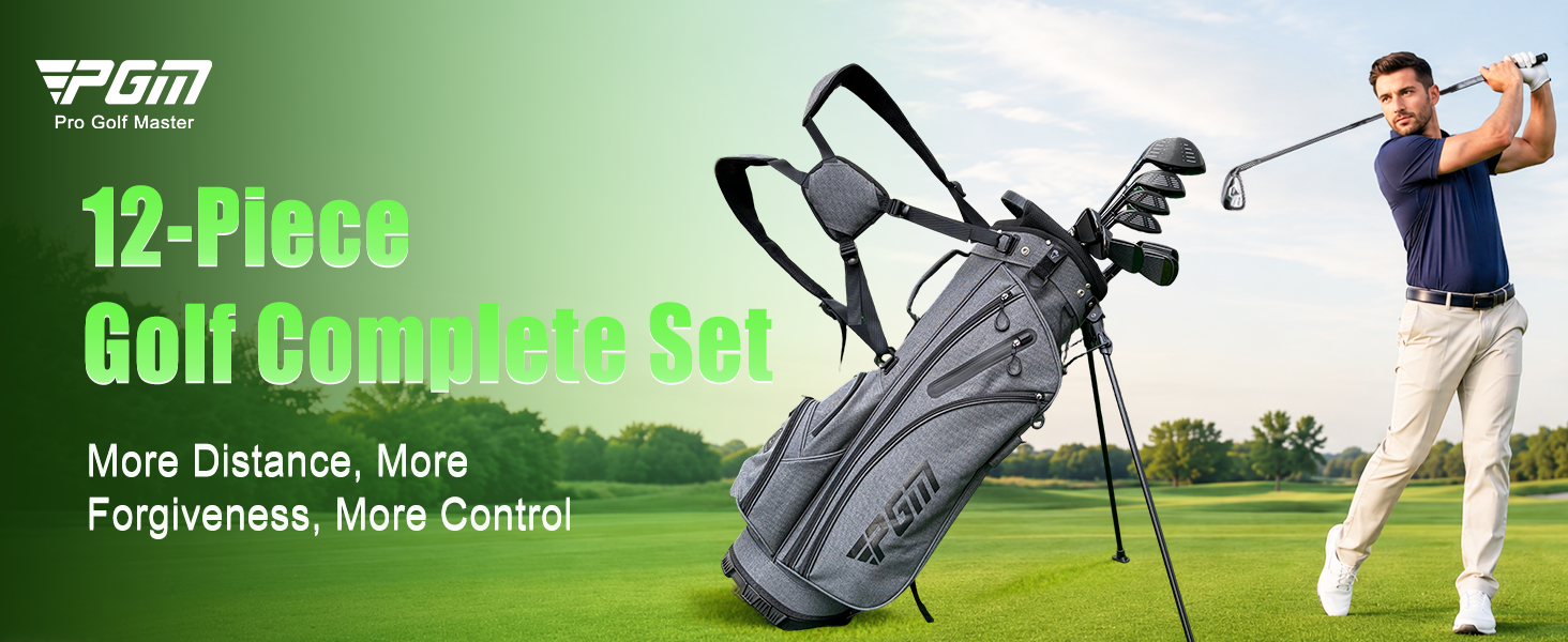 Amazon.com : PGM Men's Complete Golf Club Set with Adjustable