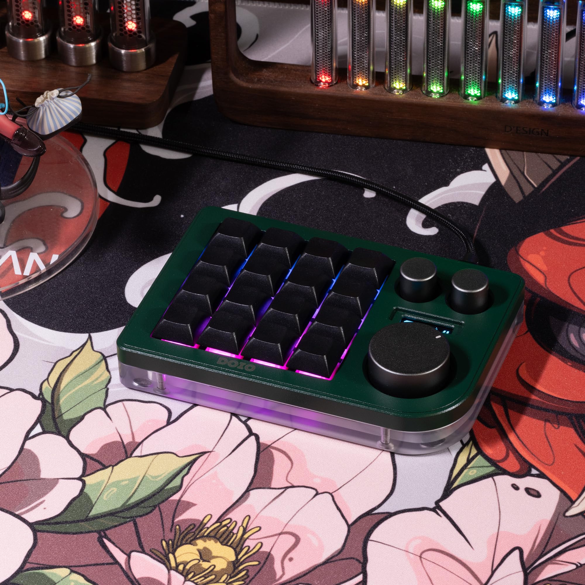 Amazon | KB16 マクロメカニカルキーボードアルミニウム製/片手