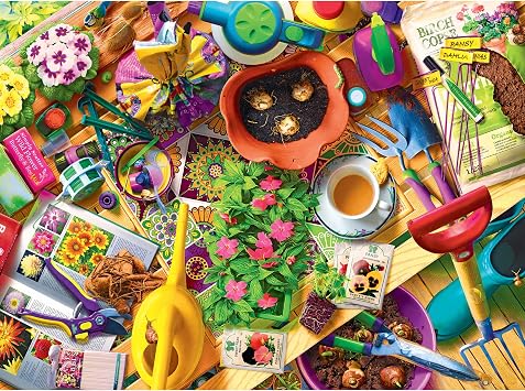 RoseArt - Kodak Premium Cork - Inside The Gardeners Shed - 1000 Piece Jigsaw Puzzle for Adults