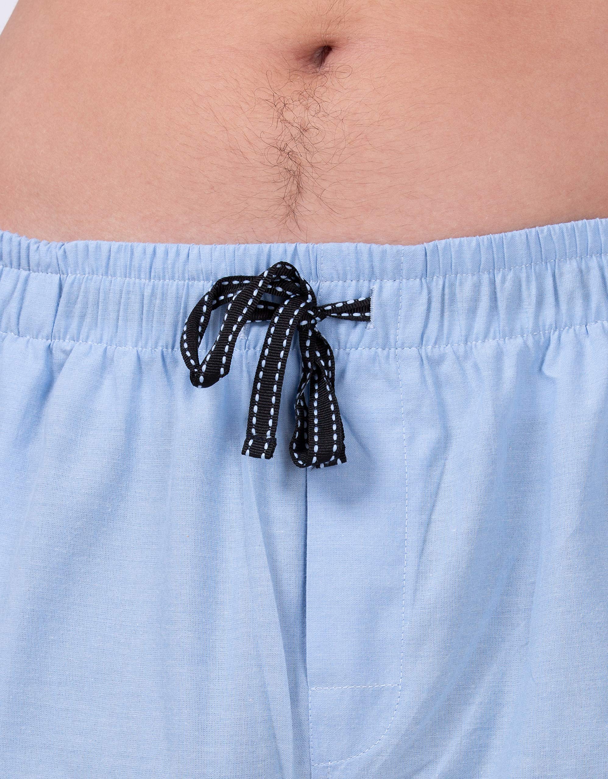 Moonline - Herren Webhose kurz als Freizeithose und Loungehose - 2 Stück im Pack