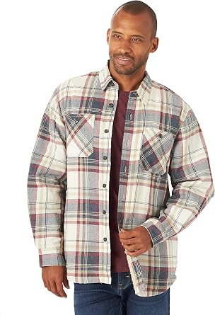 Long Sleeve Sherpa Lined Shirt Jacket 