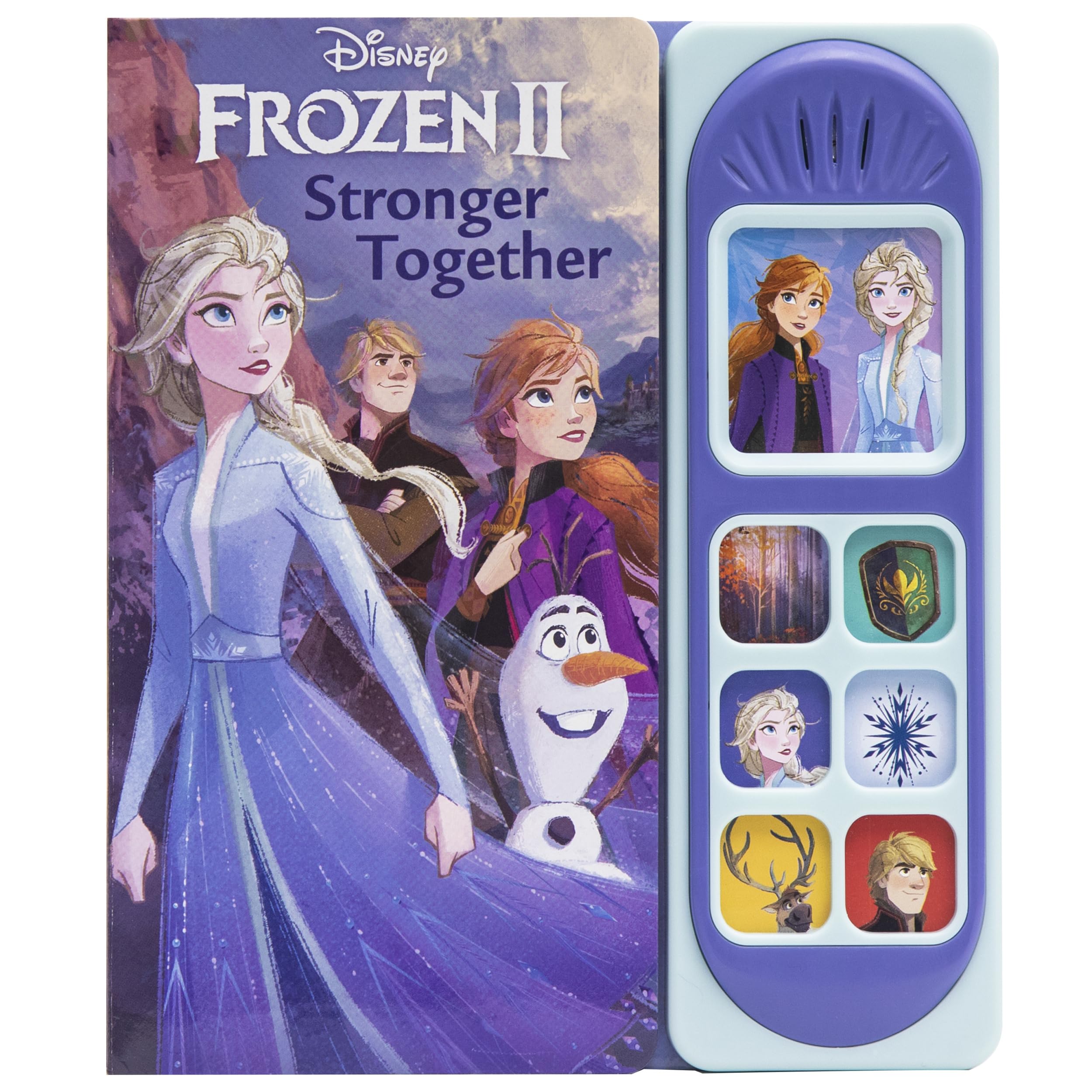 Cover of Disney Frozen 2 Elsa, Anna, and Olaf - Stronger Together Little Sound Book PI Kids (Play-A-Sound)