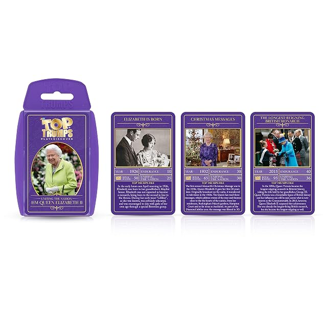 Foto 5 de 5 de Top Trumps HM Queen Elizabeth Juego de Cartas