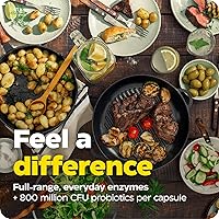 Vista 3 de Enzymedica - Digest + Probiotics, un suplemento esencial de enzimas digestivas con probióticos, 30 cápsulas