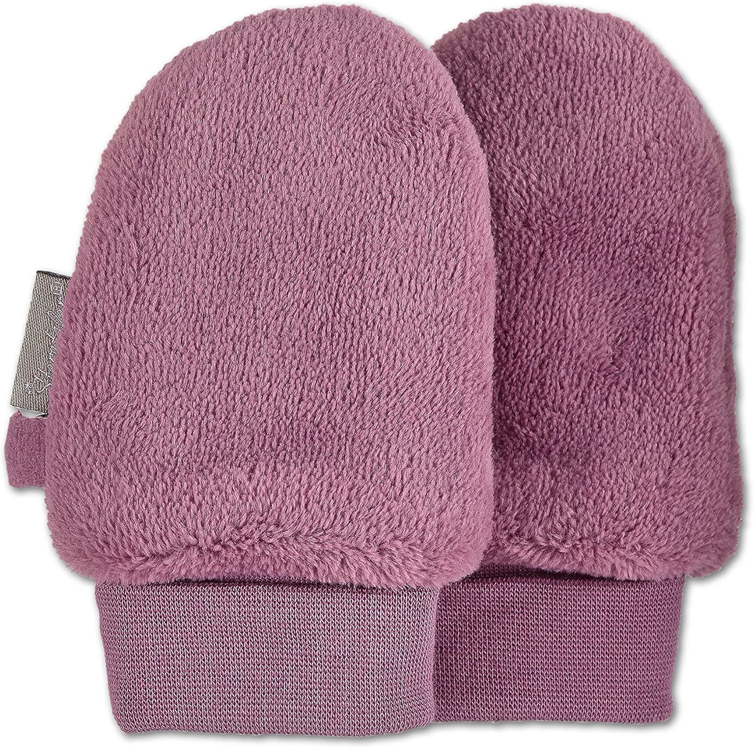 Sterntaler unisex - baby Teddy fleece mittens without thumb, elastic waistband Mittens
