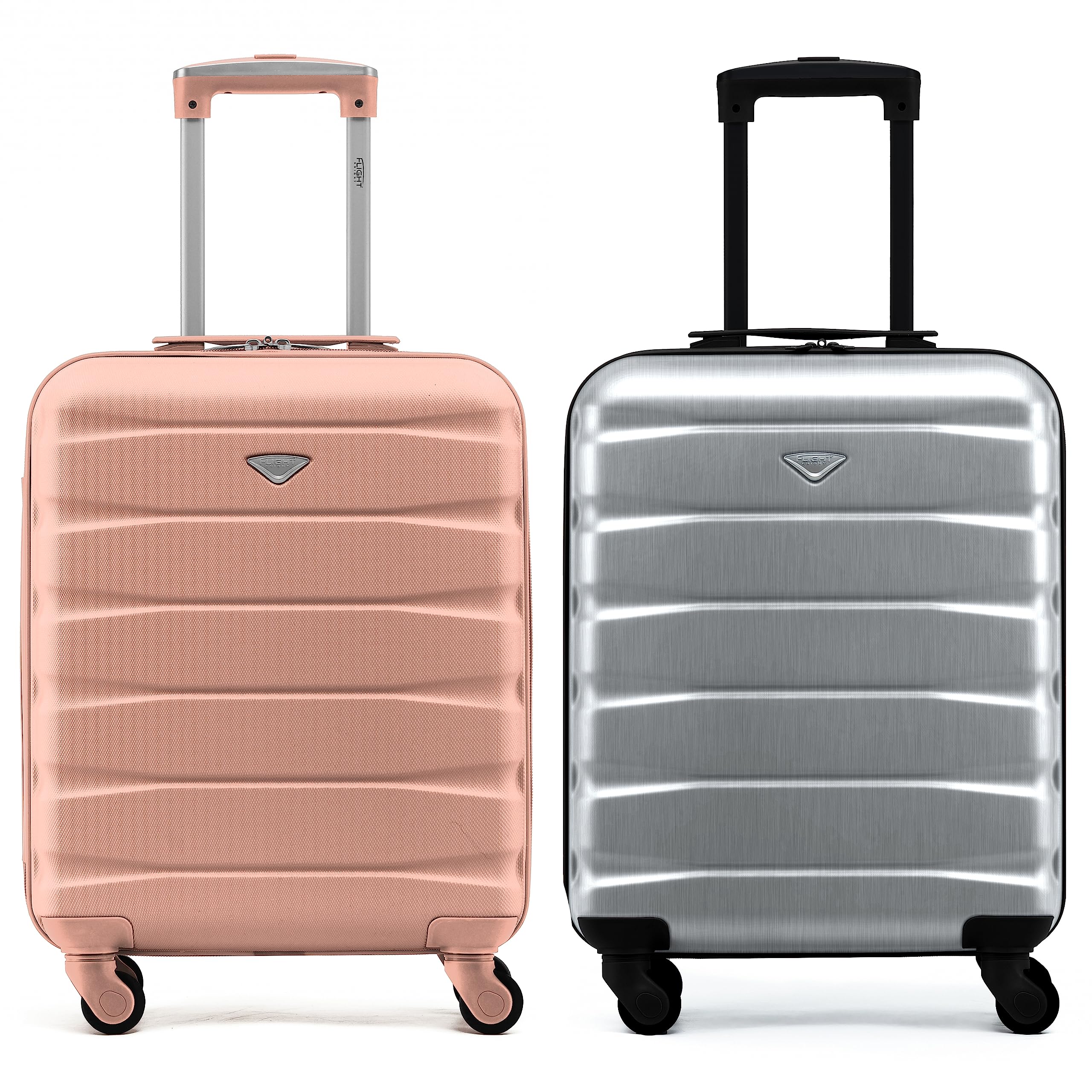 Flight Knight Suitcase Set of 2 Lightweight 4 Wheel ABS Hard Case Cabin Carry On Hand Luggage Approved for Over 100 Airlines Including easyJet, British Airways, Ryanair & Many More 55x35x20cm — view 99
