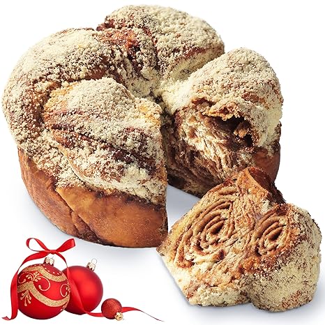 Stern’s Bakery Cinnamon Babka Cake | Coffee Cake, Artisan Breakfast Pastries | Holiday Food Gift- Christmas Thanksgiving | Kosher, Dairy Free, Nut Free