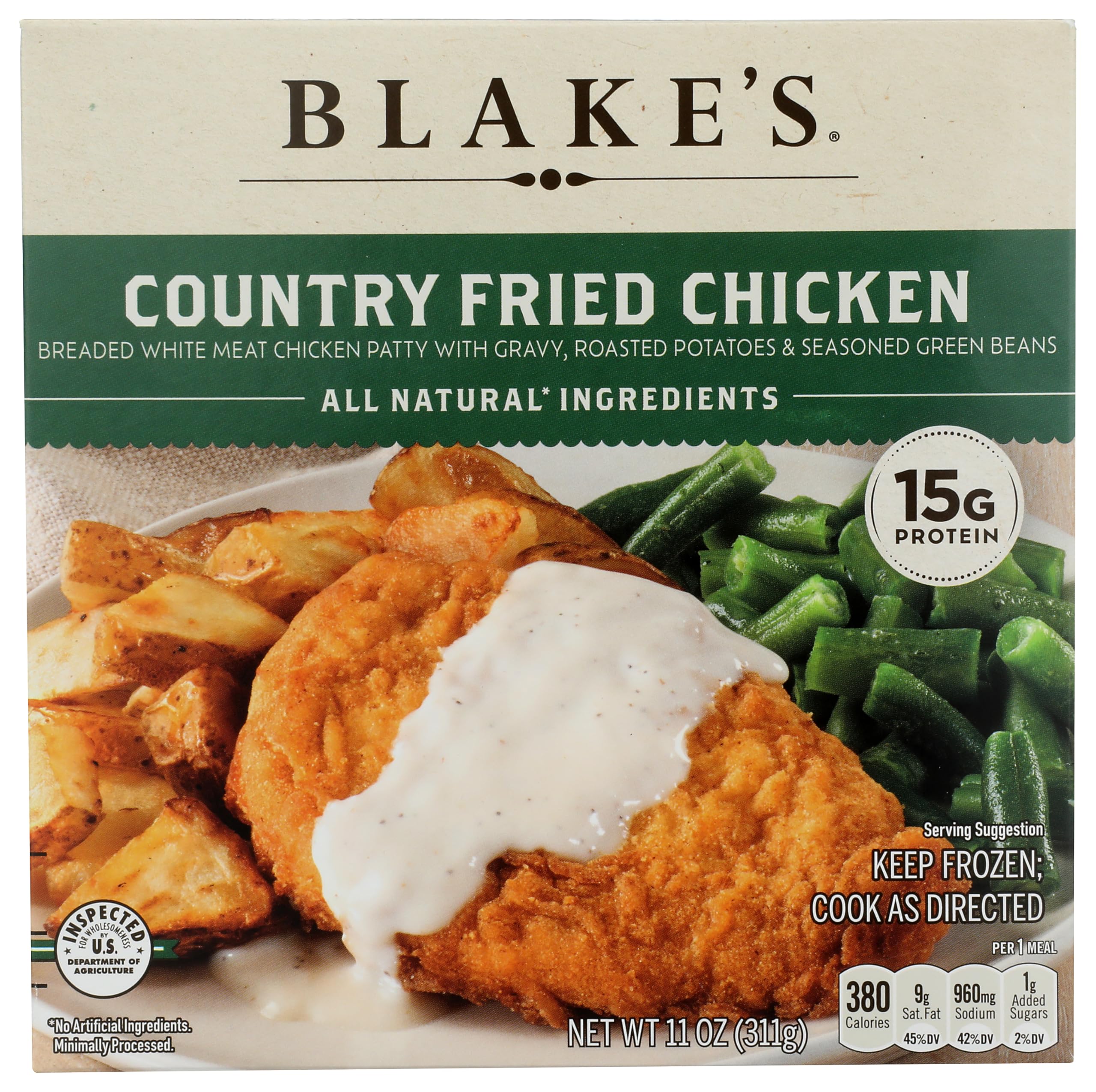 ENTREE CNTRY FRIED CHCKN