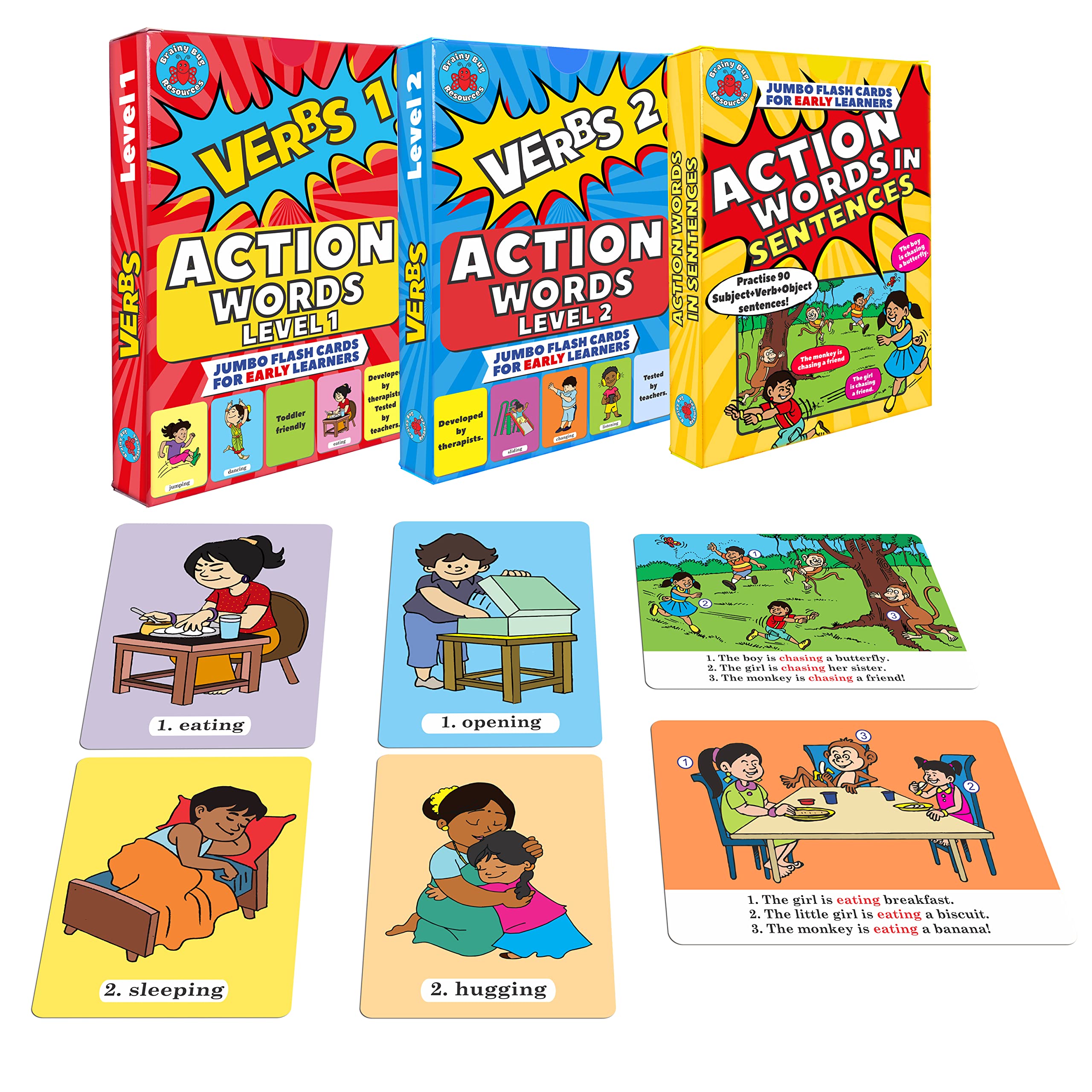 Buy Flashcards and Resources for Teaching Language (Early Action Words