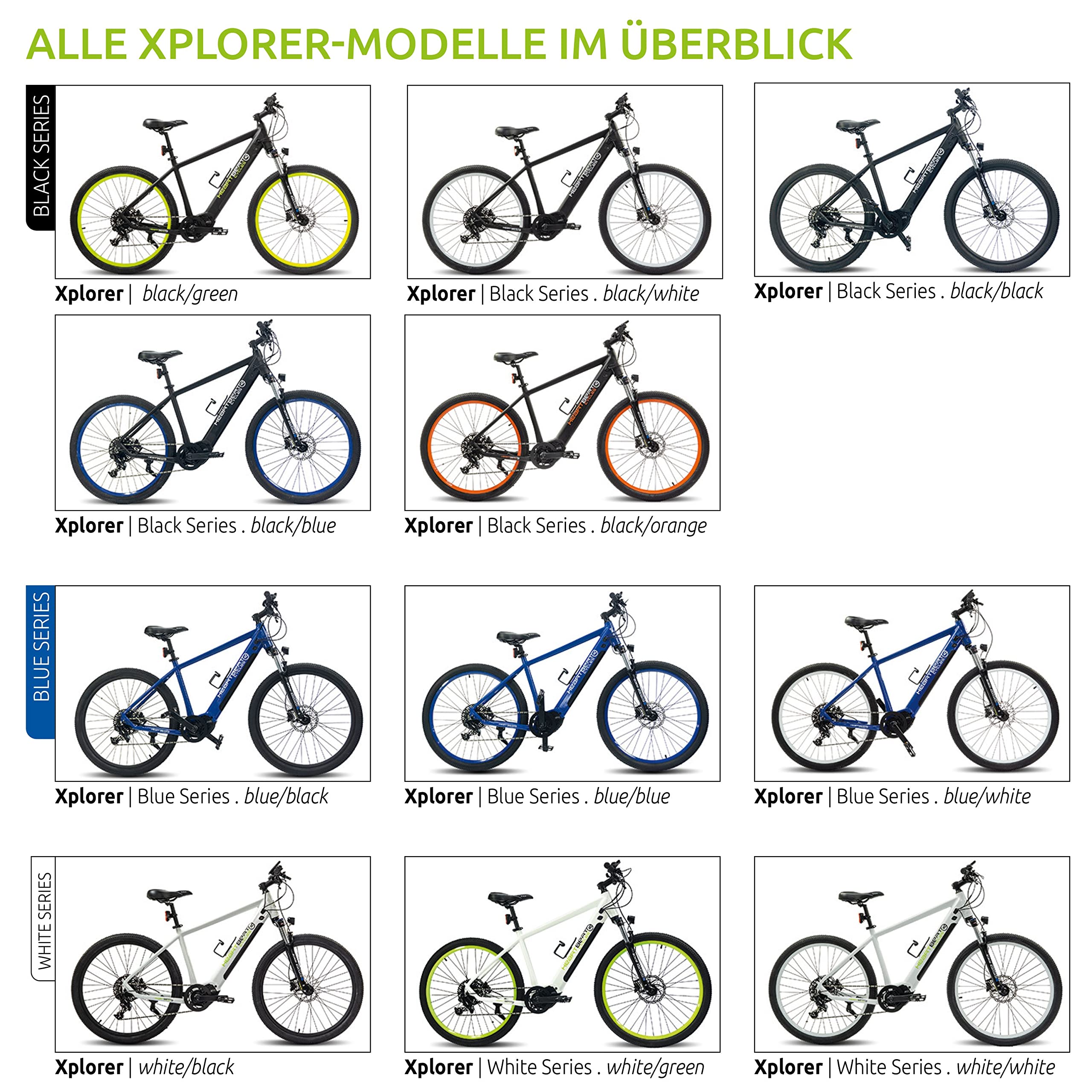 Vélo électrique VTT • Moteur Bafang puissant • Dérailleur • Freins à disque • VTT électrique • Pedelec avec batterie Samsung • Vélo électrique pour homme et femme