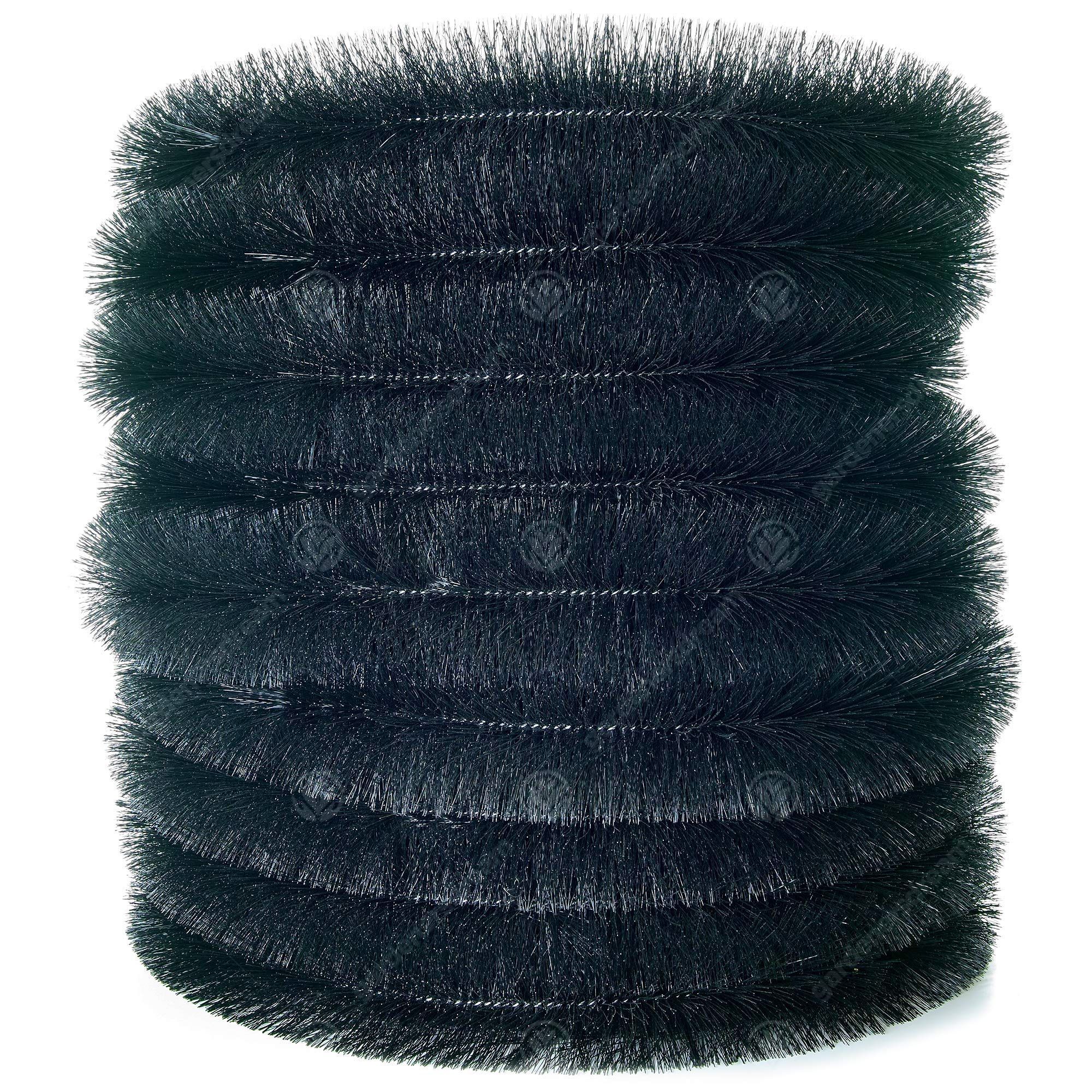 Gardenersdream Black Gutter Brush Leaf Guard Moss Protection Debris Filter (4M / 13Ft)