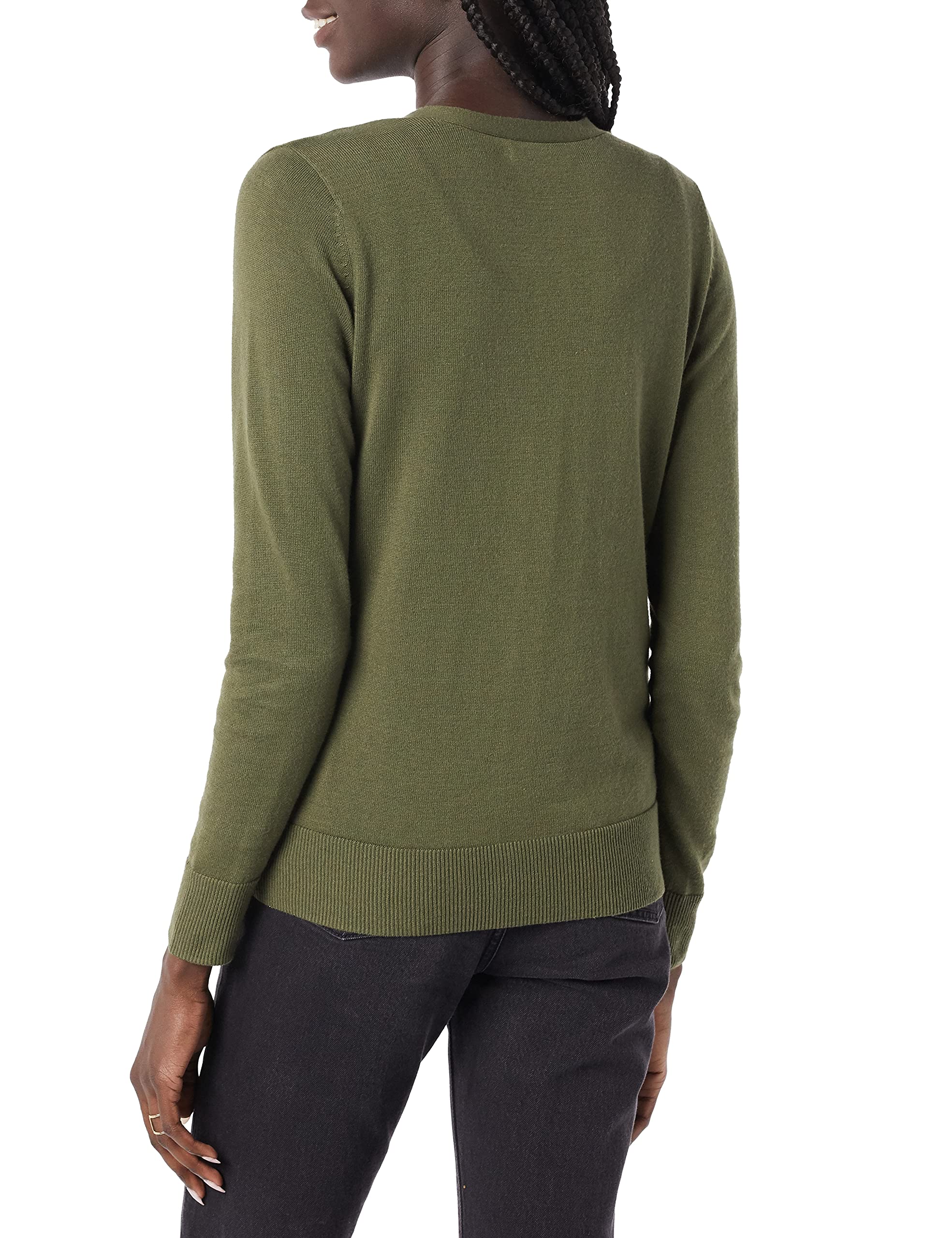 Amazon Essentials Cardigan Leggero Girocollo (Disponibile in Taglie Forti) Donna