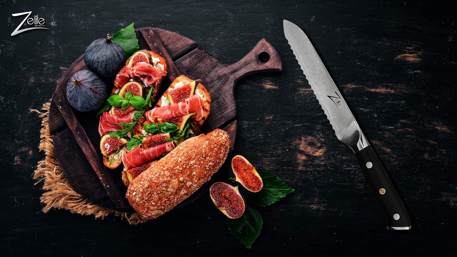 60% Off Discount Zelite Infinity Serrated Utility Knife 5.5 Inch - Alpha-Royal Series - Japanese AUS-10 Super Steel 67-Layer Damascus - Razor Sharp, Superb Edge Retention Amazing 🔥 Zelite Infinity Serrated Utility Knife 5.5 Inch - Alpha-Royal Series - Japanese AUS-10 Super Steel 67-Layer Damascus - Razor Sharp, Superb Edge Retention