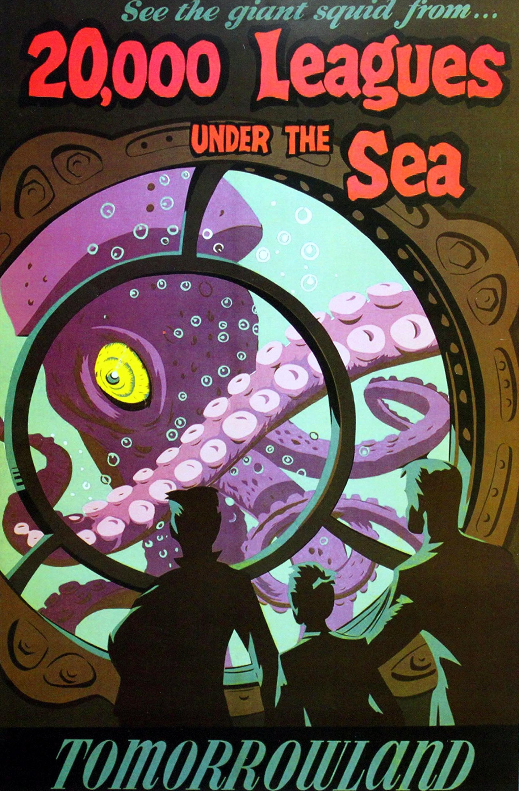 美品☆超希少！WDW限定アイテム ディズニーアート《海底2万マイル》