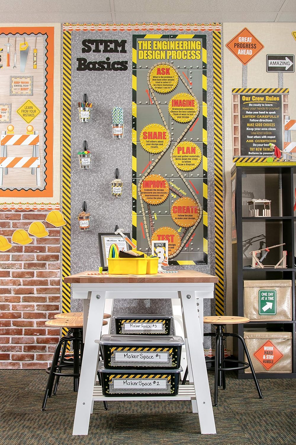 Teacher Created Resources Galvanized Metal Better Than Paper Bulletin Board Roll (TCR77351)