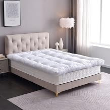Mixibaby Mattress Topper Ultra Soft Filled Mattress Breathable 10 cm, Dimensions: 120 cm x 200 cm