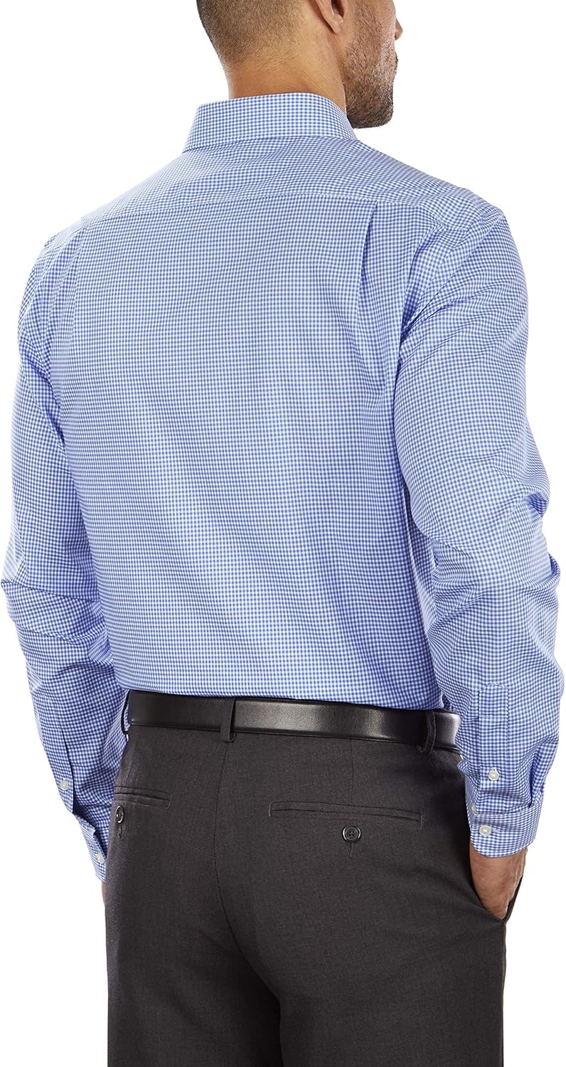 Tommy Hilfiger Men's Slim Fit Non Iron Gingham Dress Shirt - Image 2