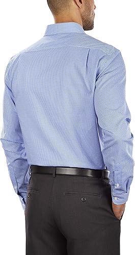 Miniatura 2 de Tommy Hilfiger - Camisa de vestir para hombre, ajuste delgado, no necesita planchado, a cuadros