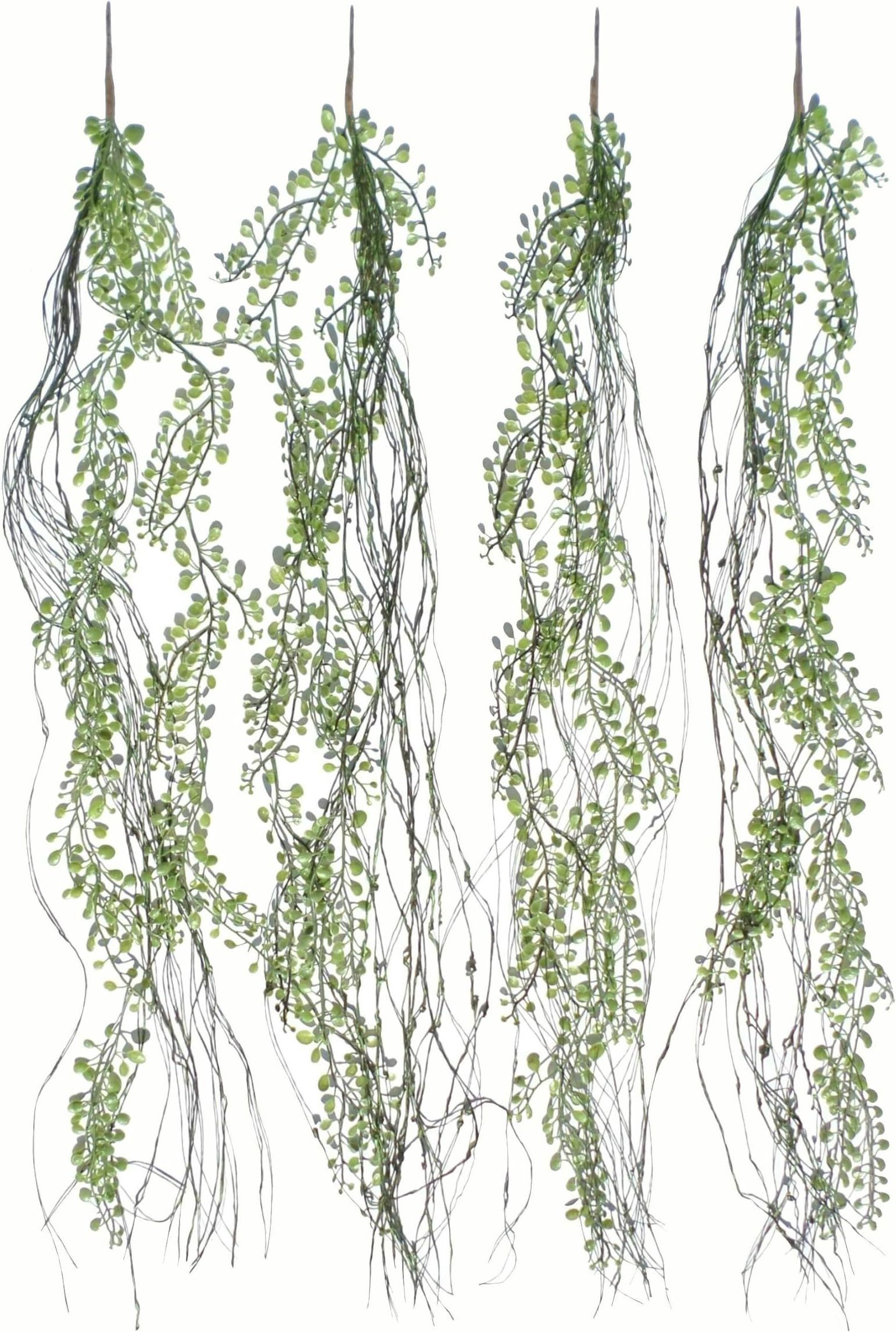 4 x 35" Peperomia Ivies, Artificial Hanging Plants