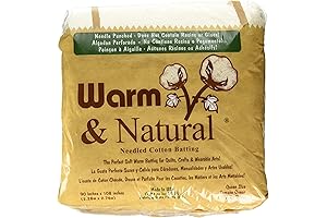 Warm Company Queen Size 90"X108" Cotton Batting