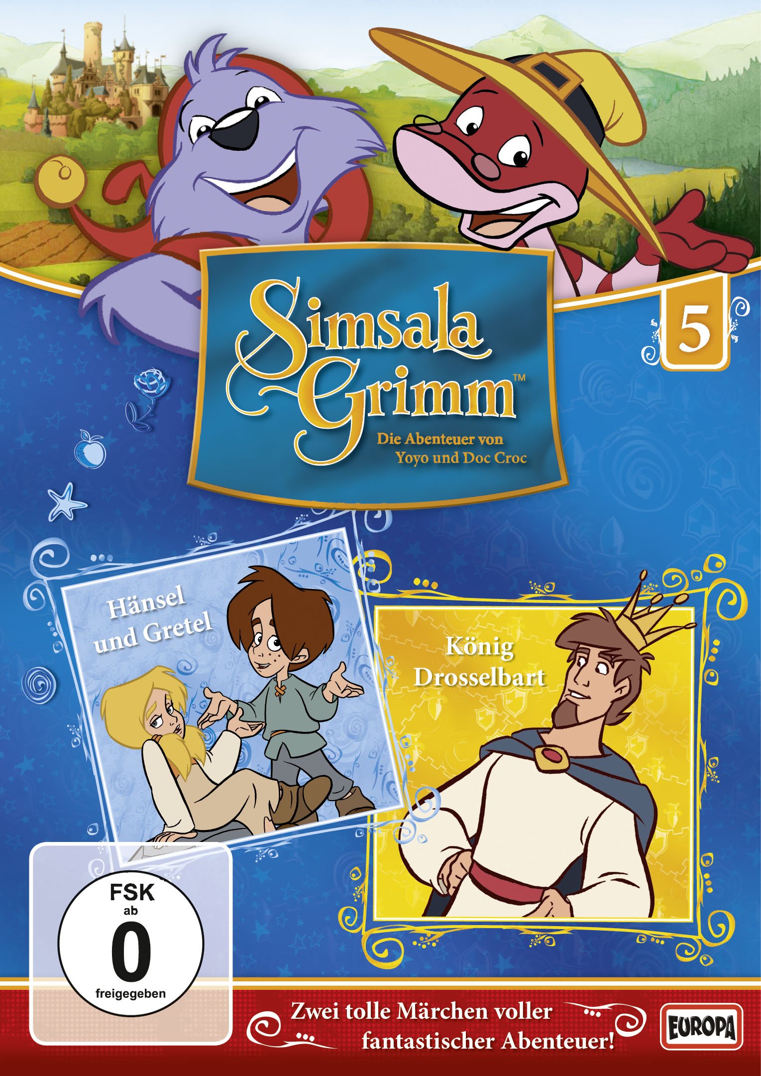 Simsala Grimm 5 en DVD para compartir tardes de cuentos mágicos en familia