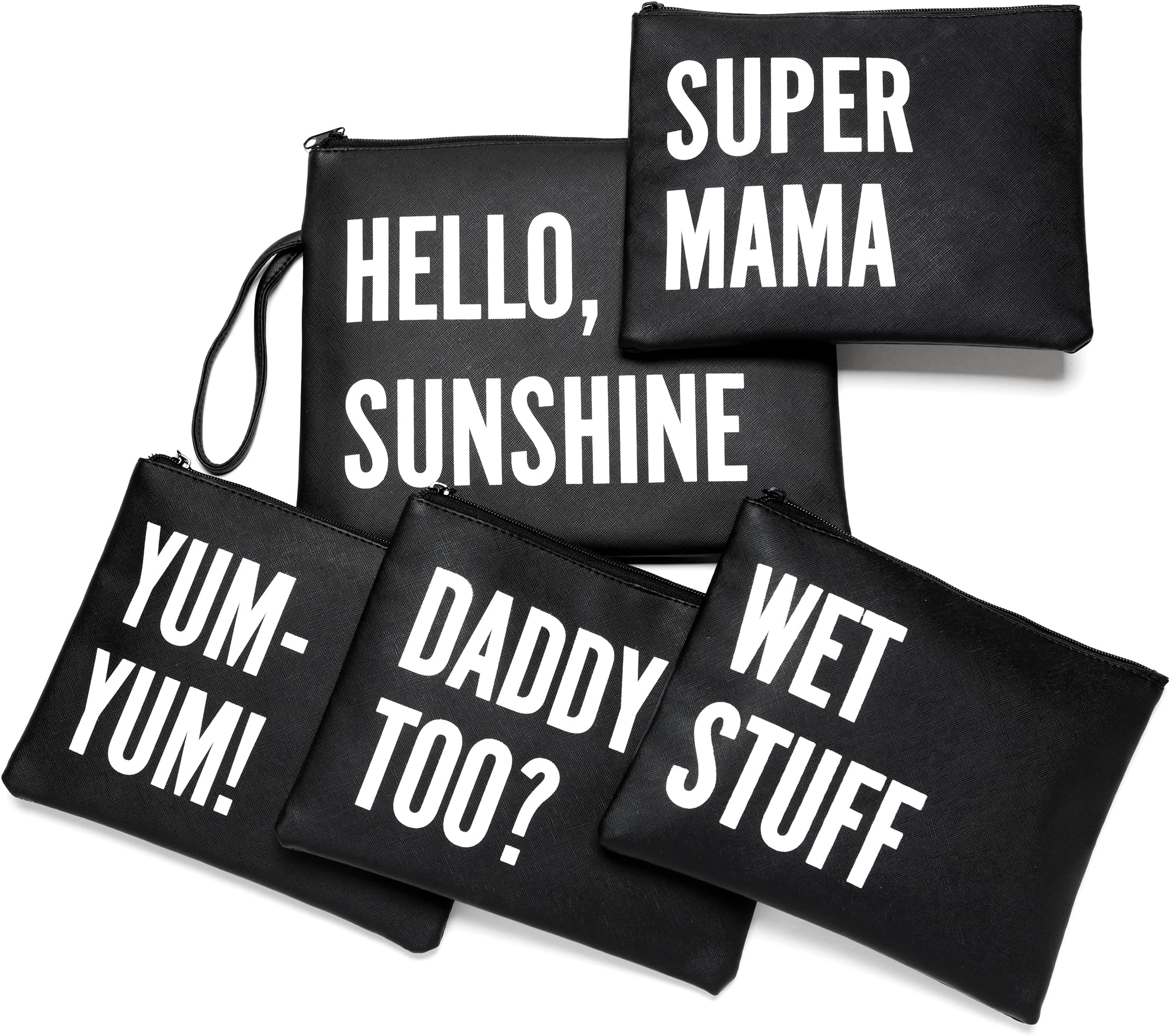 Diaper Bag Organizing Pouches - Set of 5 Travel Pouches diaper bag insert, Diaper pouch organizing bags, diaper bag organizer insert, Baby bag organizer packing cube, dry wet bag