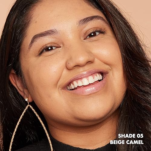 Miniatura 5 de NYX PROFESSIONAL MAKEUP Bare With Me - Velo de piel tintado, crema BB ligera, color beige camel