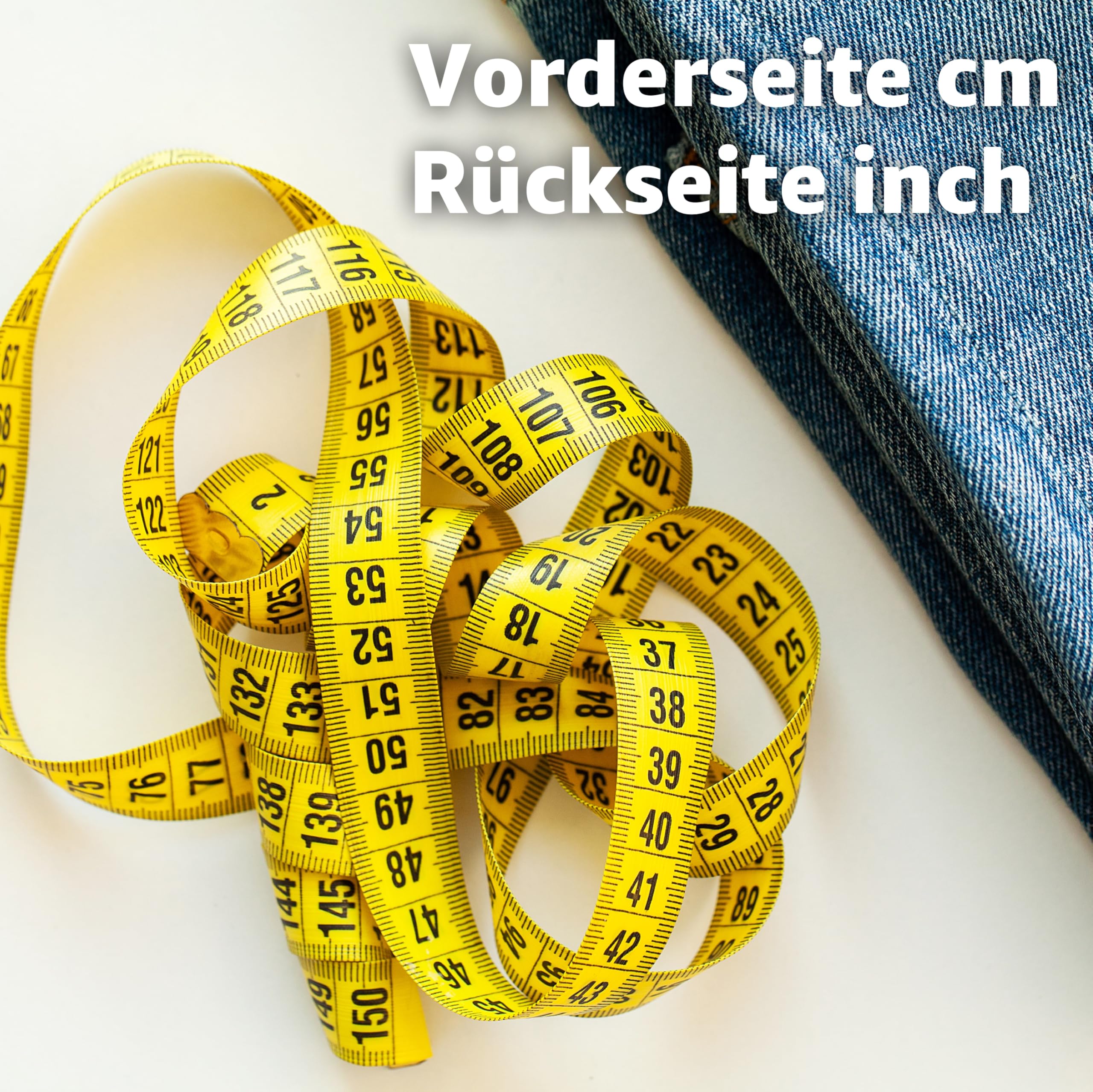 Mètre Ruban 2 En 1 150 Cm - CM Et Pouces - Couture, Bricolage - Boîte De Rangement - Flexible Et Précis