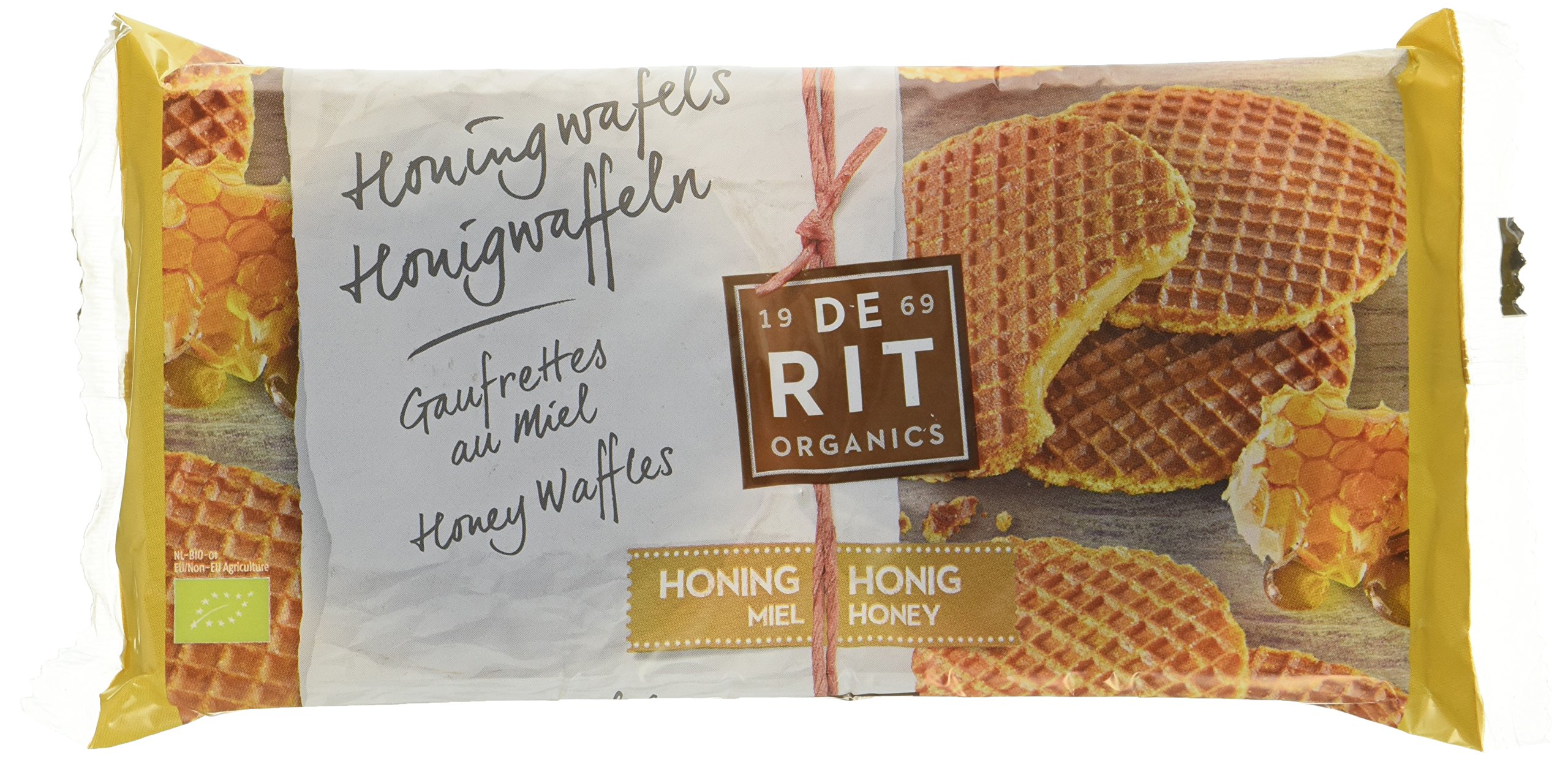De Rit Vollkorn-Honigwaffeln, 12er Pack (12 x 175 g)