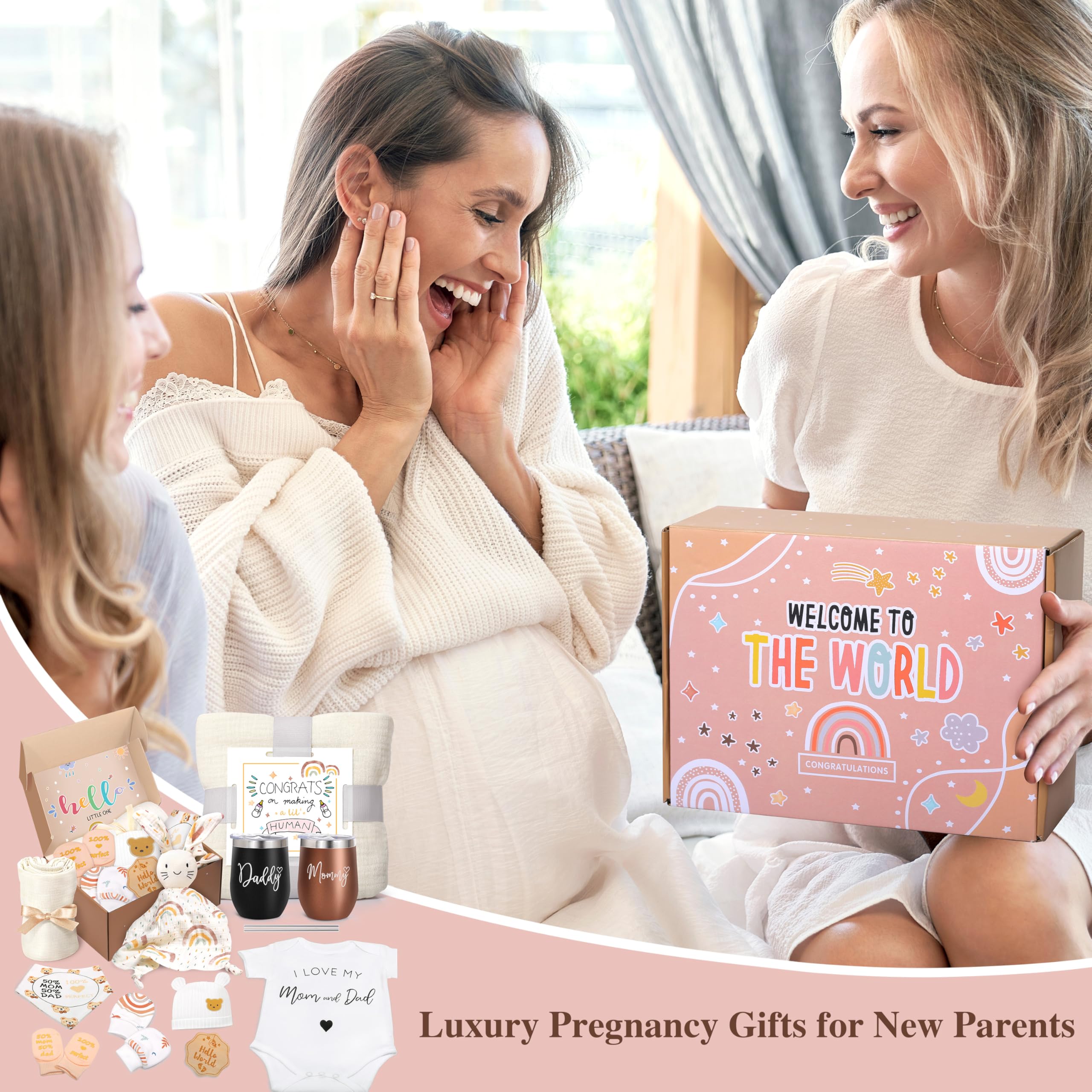 New Mom Gifts for Women, Pregnancy Gifts for New Parents Expecting Mom, Gender Reveal Gifts, Baby Shower Gifts for Mom to Be, Pregnancy Gifts for First Time Moms