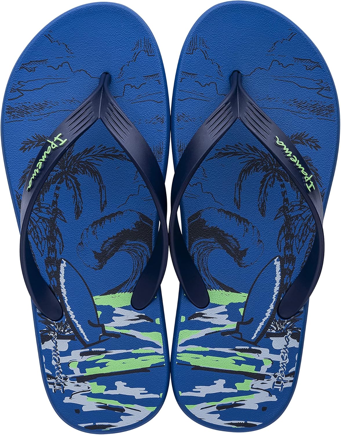 Ipanema Posto 10 Temas Iv Infradito In Gomma Blue/Green