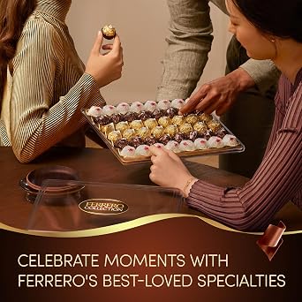 Ferrero Collection Box of 32 Chocolate Gift, 359g | Coconut Raffaello and Dark Chocolate Rondnoir Chocolates, Great Thank You Gift, Chocolate Hamper