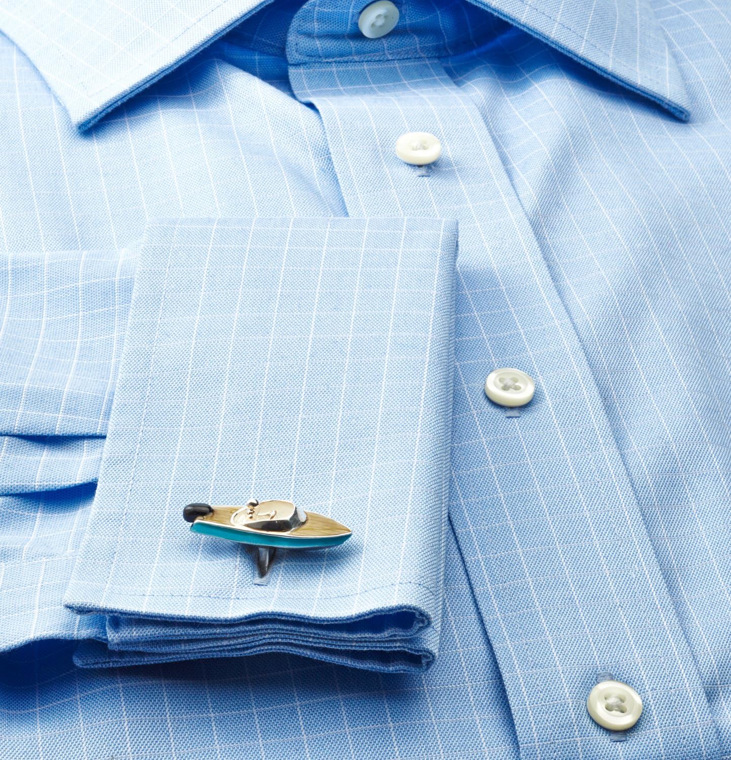 Deakin and Francis Men's Speed Boat Cufflinks