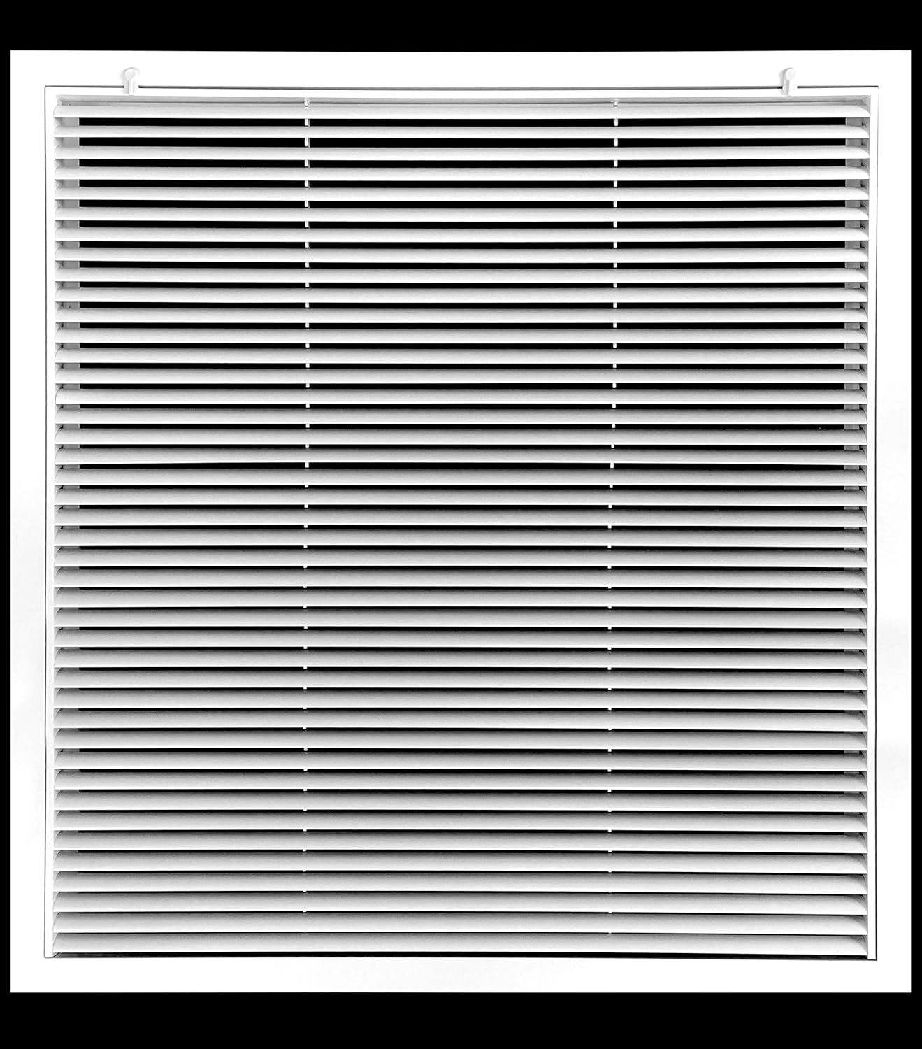 HVAC Premium 30" X 36" Aluminum Return Filter Grille for 1" Filter - Easy Airflow - Linear Bar Grilles [Outer Dimensions: 32.5"w X 38.5"h]