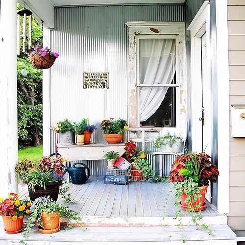 Miniatura 4 de Bestylez Regalos de jardín con texto en inglés "I Really Need All These Plants" - Letreros de jardinería vintage para el hogar, jardín, invernadero,