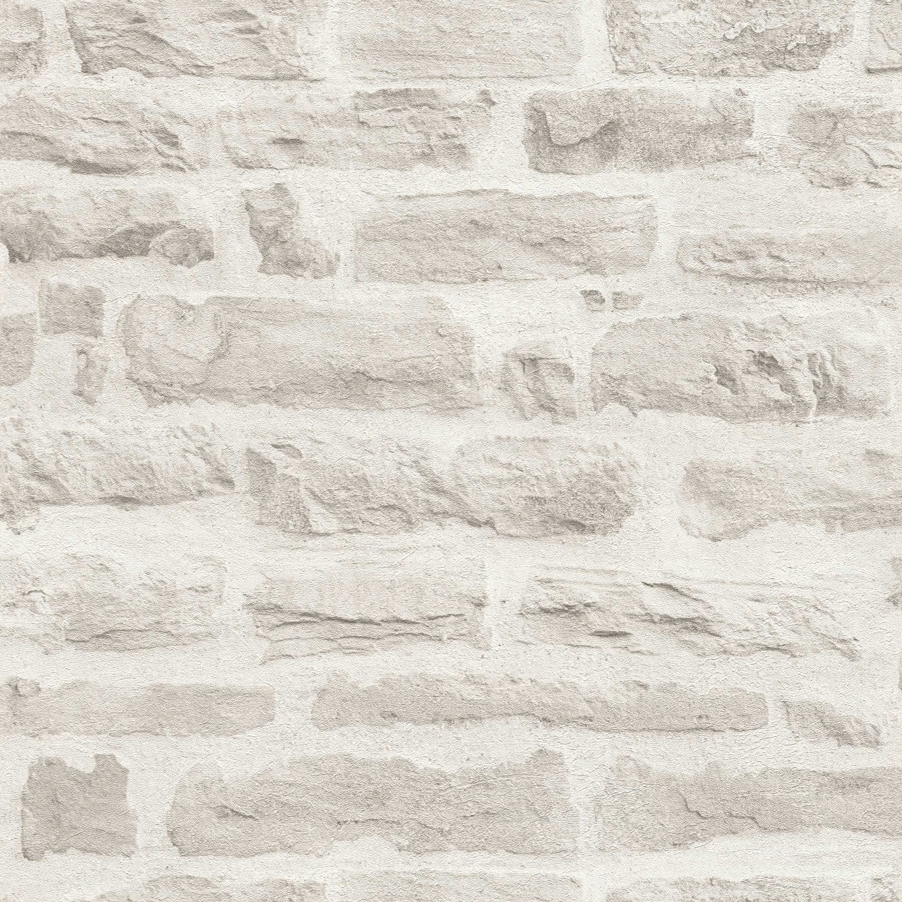Carta da parati effetto pietra Luano M1-No.107, in tessuto non tessuto, colore grigio, per soggiorno, camera da letto, cucina