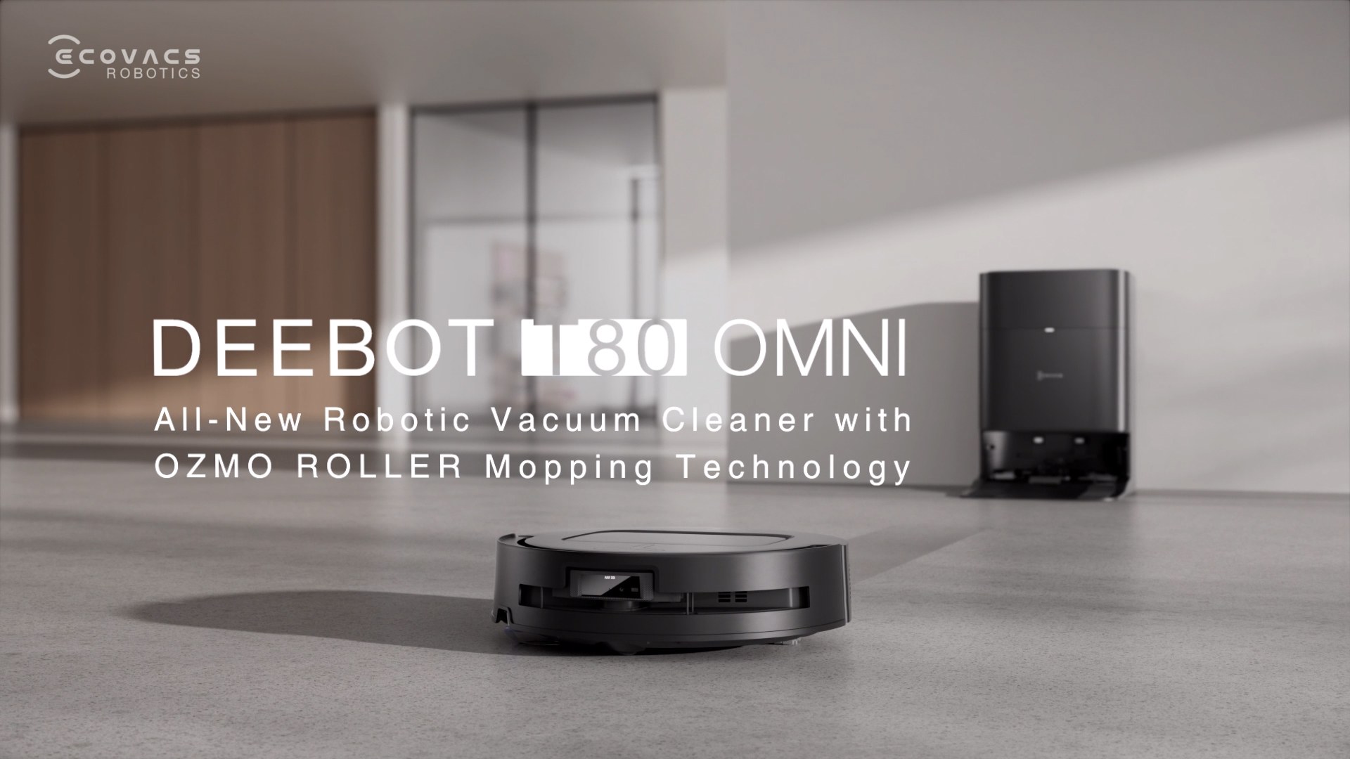 【bymyself】エコバックス Ecovacs DEEBOT T80 DEEBOT T80 OMNI ロボット 掃除機（吸引力18000Pa,AI障害物回避