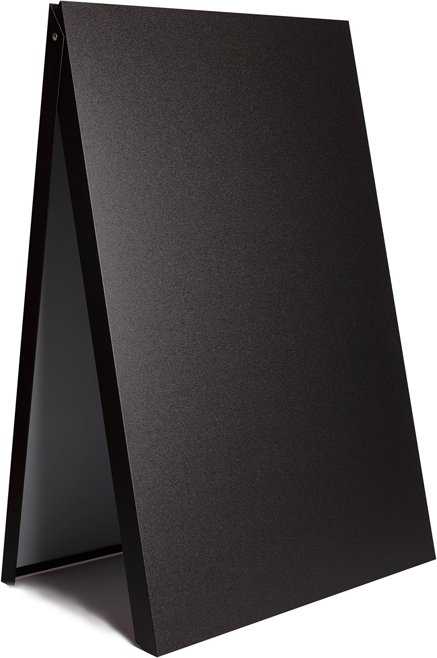 DWA A-Frame Sidewalk BAR Shop Road Stand Restaurant Menu Board A-Board, Pavement Sign, Advertising Sandwich Metal Frame Sign (Black)