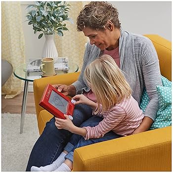 Amazon.com: Etch A Sketch, Classic Red Drawing Toy with