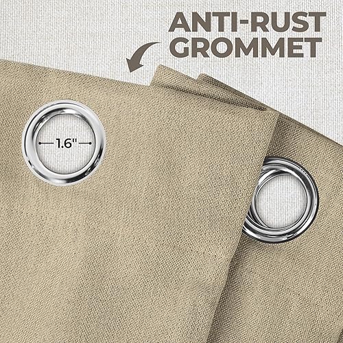 Miniatura 6 de Superior Cortinas opacas, oscurecimiento de habitación, dormitorio, cortinas, cocina, detalles de ventana de sala de estar, bloqueo solar, térmico,