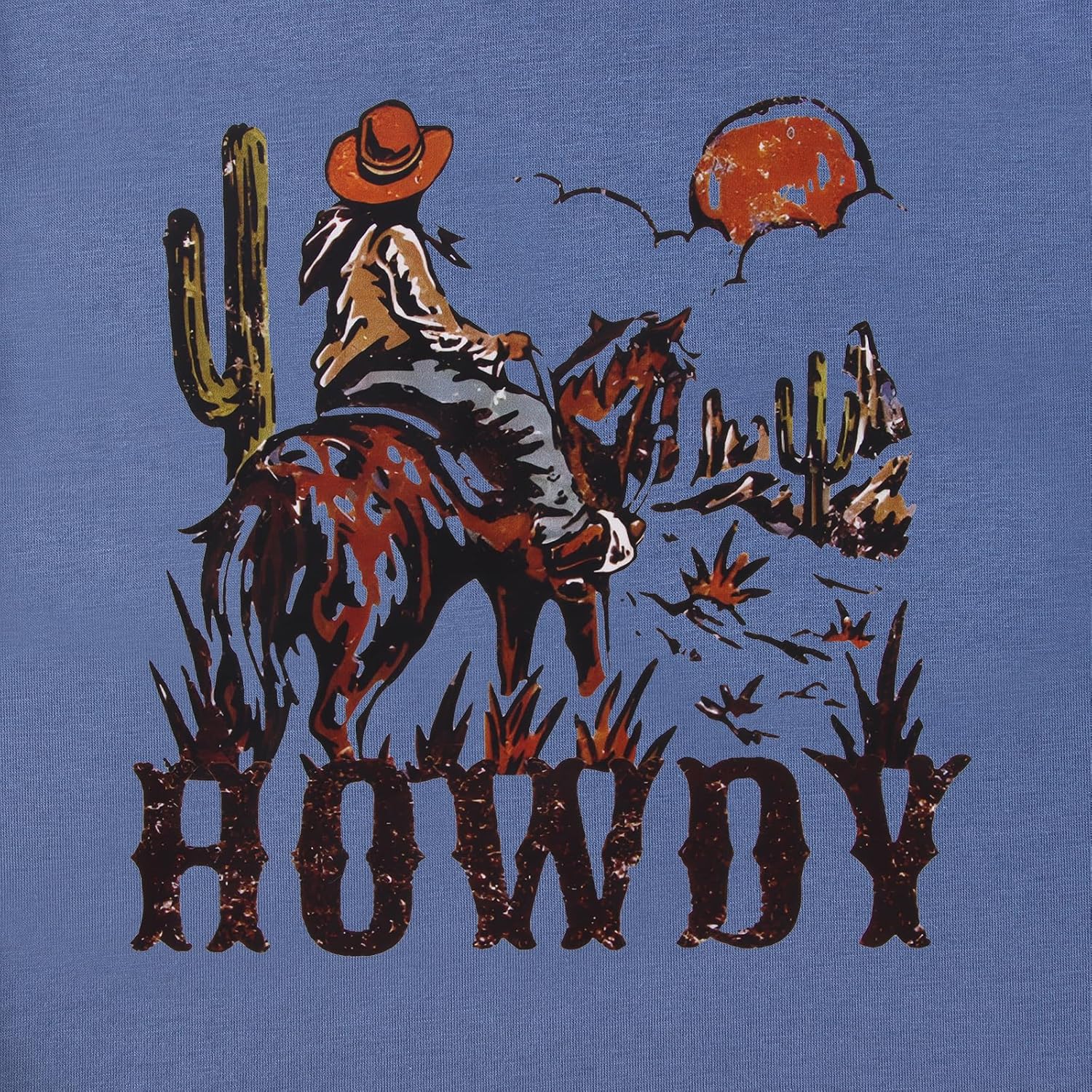 Howdy Shirts Toddler Baby Boys Rodeo Cowboy T-Shirt Western Retro Graphic Summer Tees Short Sleeve Tops - Image 5