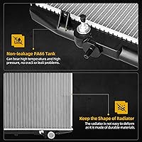 Vista 3 de DWVO Radiador Completo Compatible con Frontier 2.4L 1998-2015, Compatible con Frontier 3.3L 1999-2004, Compatible con Xterra 2.4L 3.3L 2000-2004