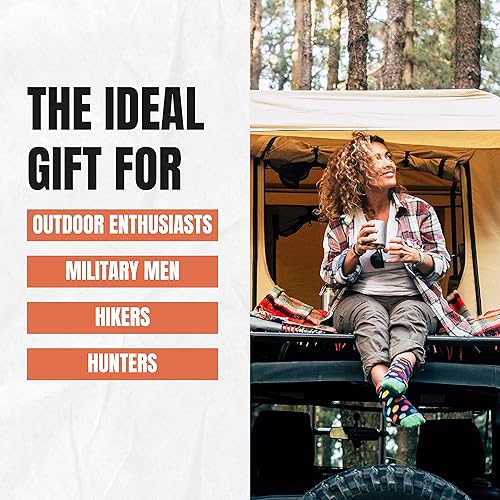 Miniatura 8 de Perkin Knives Cuchillo Bowie, de acero inoxidable 440c, hecho a mano, para caza, con manija de piel.