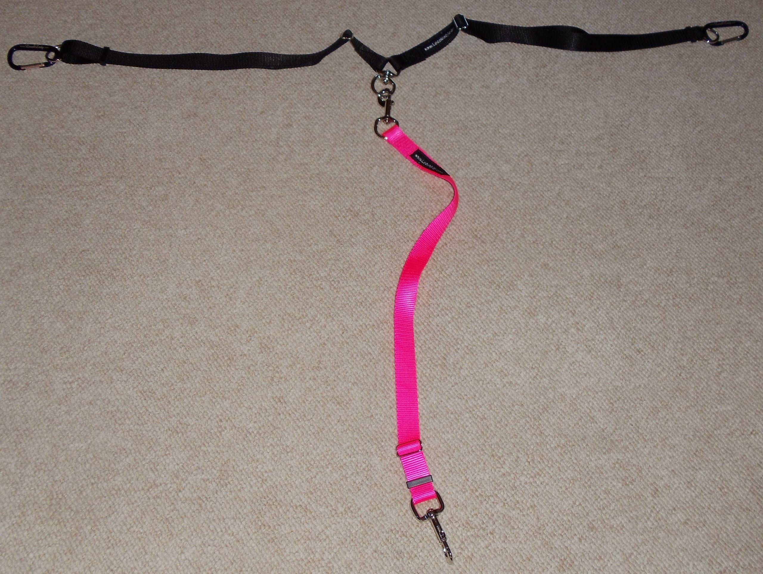 Leash Lady~Dog Pet Truck Bed Tether Restraint~Truck Tether~SUV~Swivel~Adjustable Nylon Straps~One Size Fits All Trucks