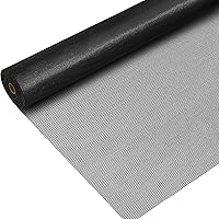 Vista 1 de Sasylvia Rollo de pantalla de fibra de vidrio de 48 pulgadas x 120 pies, pantallas de repuesto para ventanas, malla duradera para puerta, fácil