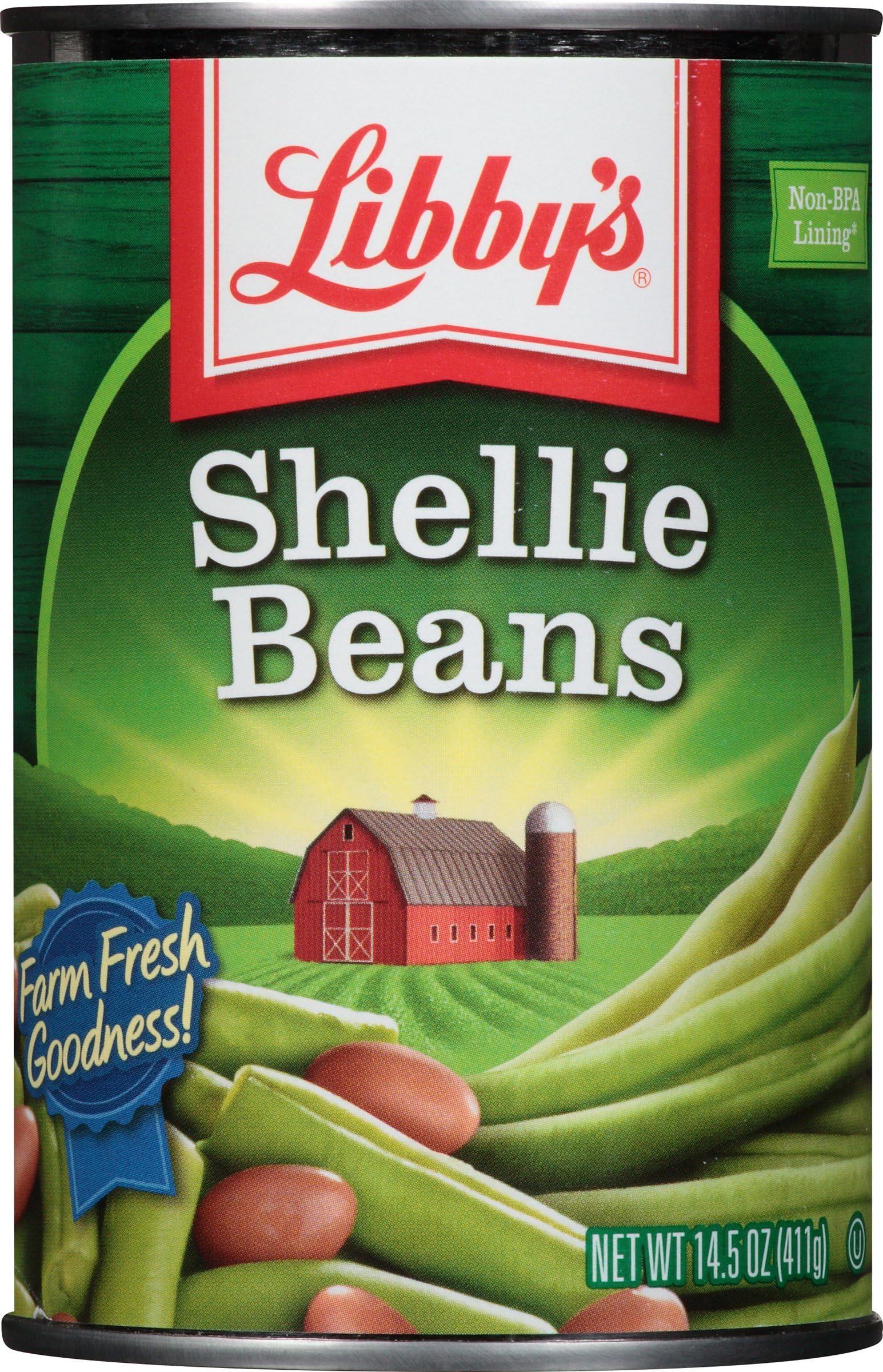 Shellie Beans,14.5 Ounce (Pack of 12)