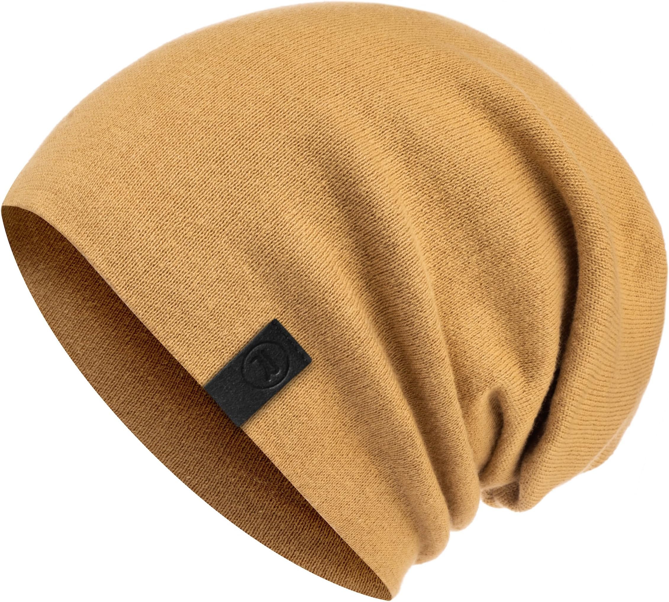 Warm Slouchy Beanie Hat - Deliciously Soft Daily Beanie in Fine Knit