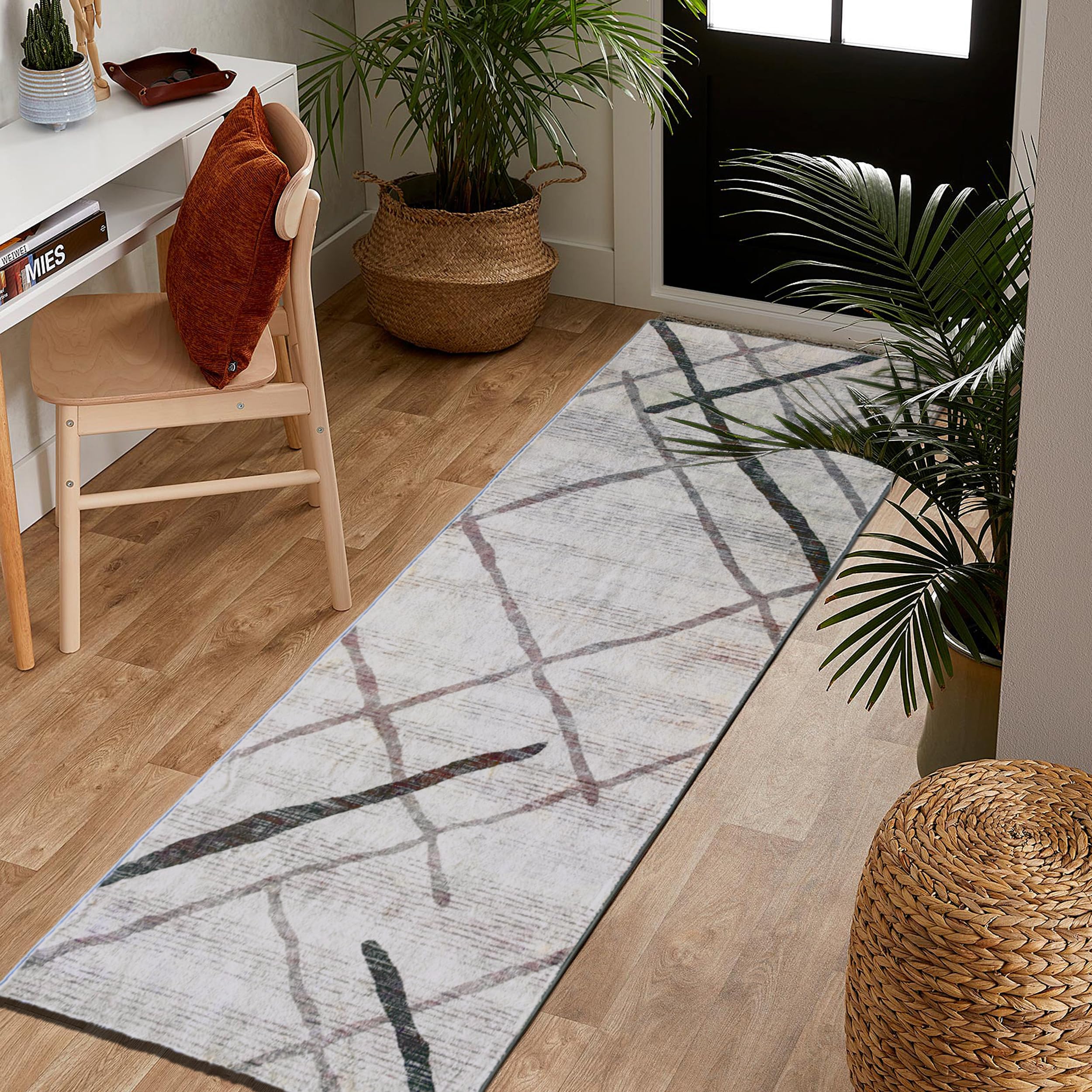 JV Home Runner Rug Stripes Beige 2'7