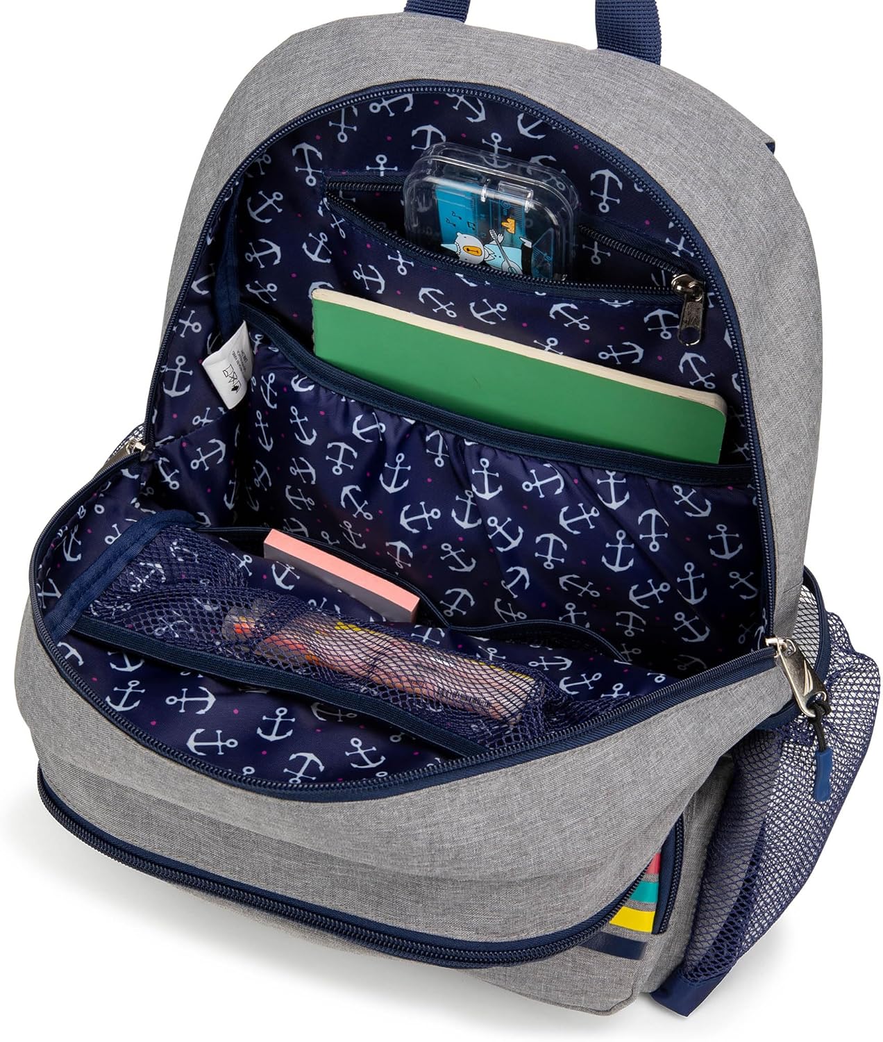 Nautica Backpack for Kids | Kindergarten, Elementary Children Backpack | 16" Tall | Hearts