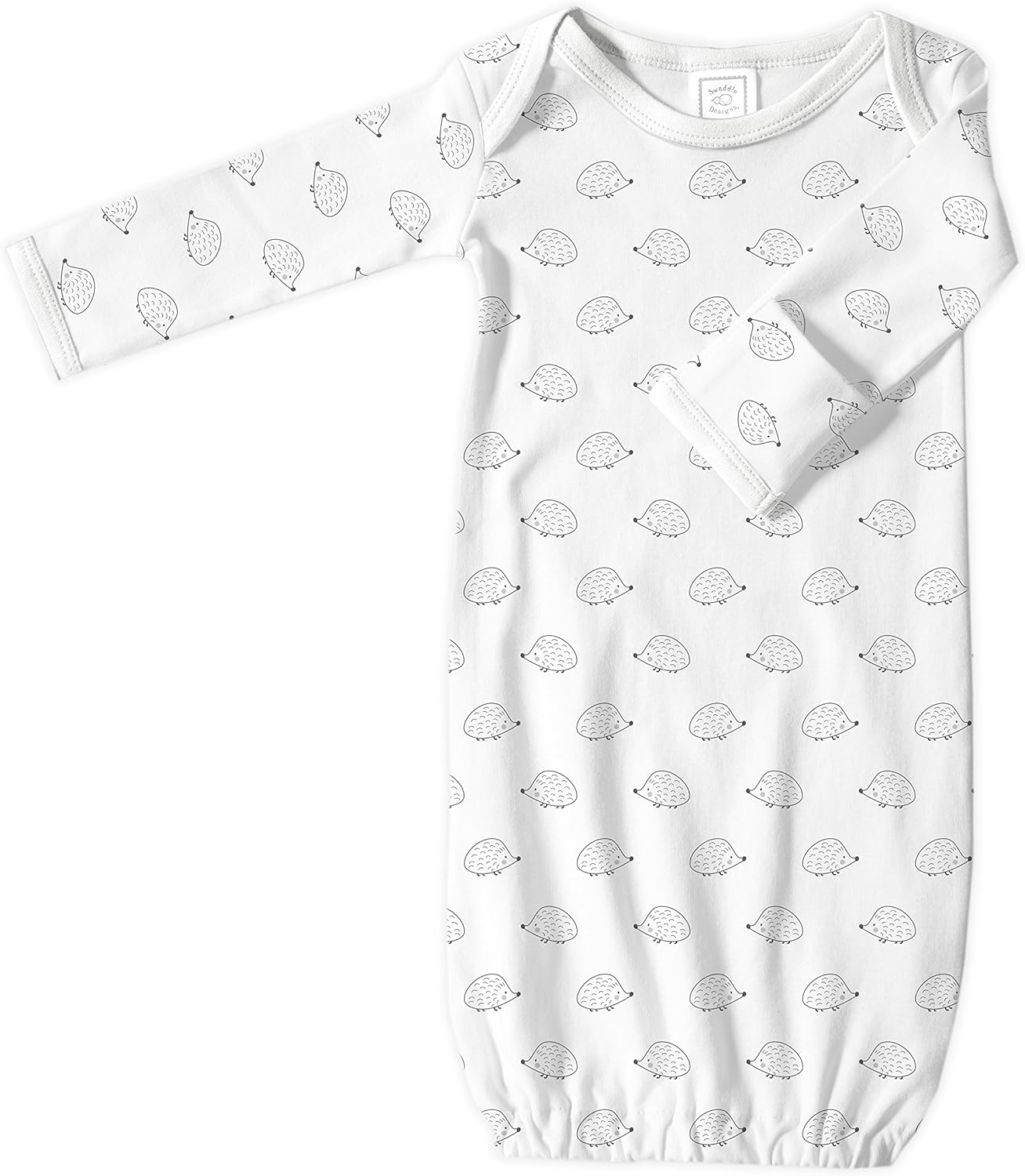 SwaddleDesigns Softest Cotton Baby Pajama Gown with